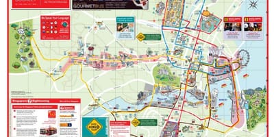 魁北克城市游览地图